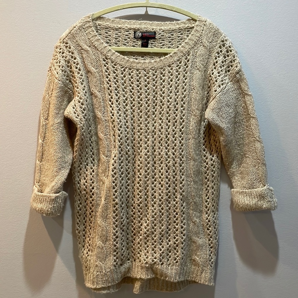 Tan V Neck Sweater